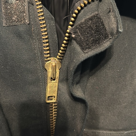 Carharrt Mens Quilt Lined Black Winter Jacket​ - Picture 5 of 13